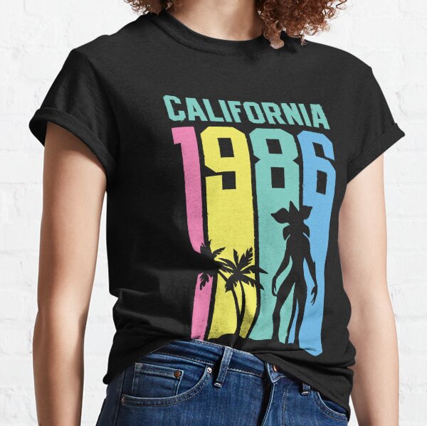 Item preview, Stranger Things 4 Demogorgon California 1986 designed and sold by FifthSun.