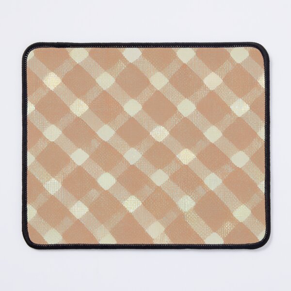 Item preview, Diagonal Gingham Beige Pattern  designed and sold by BuraxisDesigns.