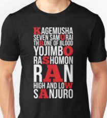 AKIRA KUROSAWA Unisex T-Shirt