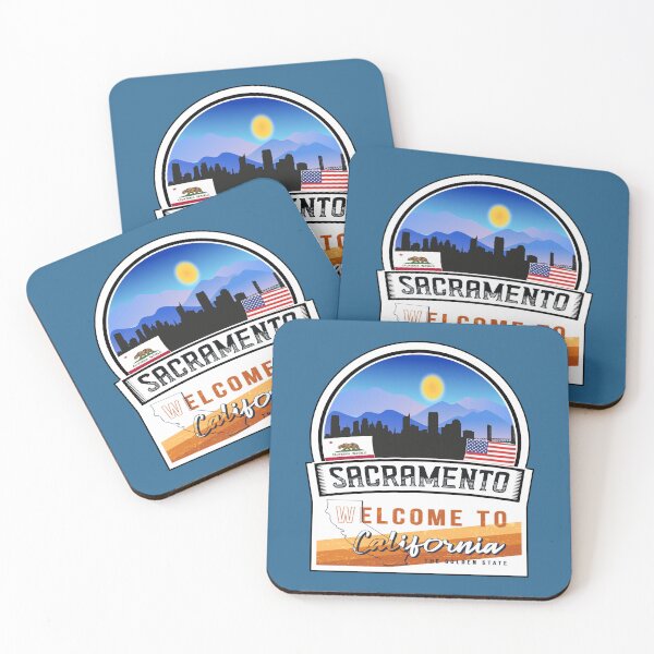 Item preview, Sacramento, Welcome to California, The Golden State | U.S States and Cities Series -46 designed and sold by WorldStateArt.