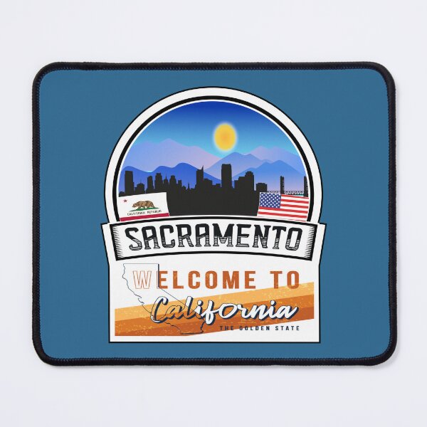 Item preview, Sacramento, Welcome to California, The Golden State | U.S States and Cities Series -46 designed and sold by WorldStateArt.