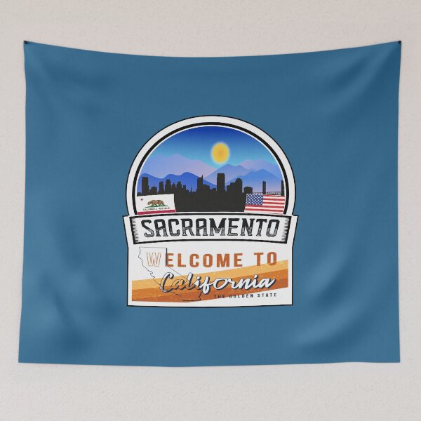 Item preview, Sacramento, Welcome to California, The Golden State | U.S States and Cities Series -46 designed and sold by WorldStateArt.