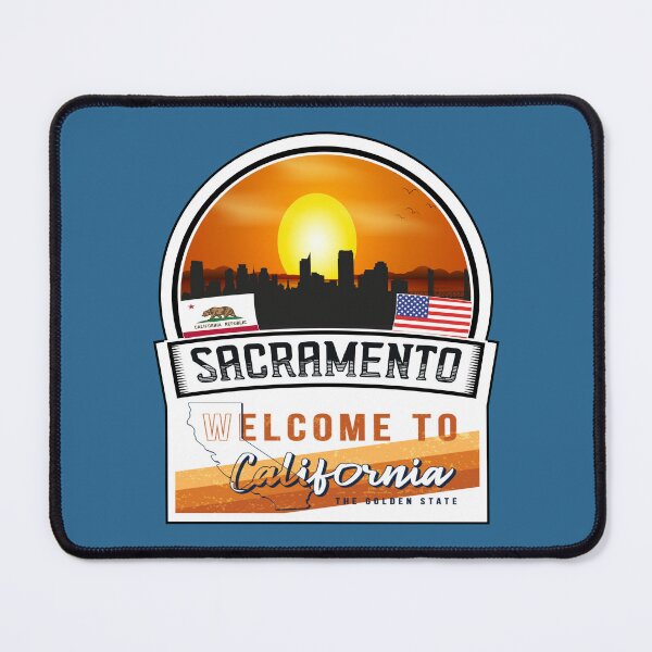 Item preview, Sacramento, Welcome to California, The Golden State | U.S States and Cities Series -48 designed and sold by WorldStateArt.