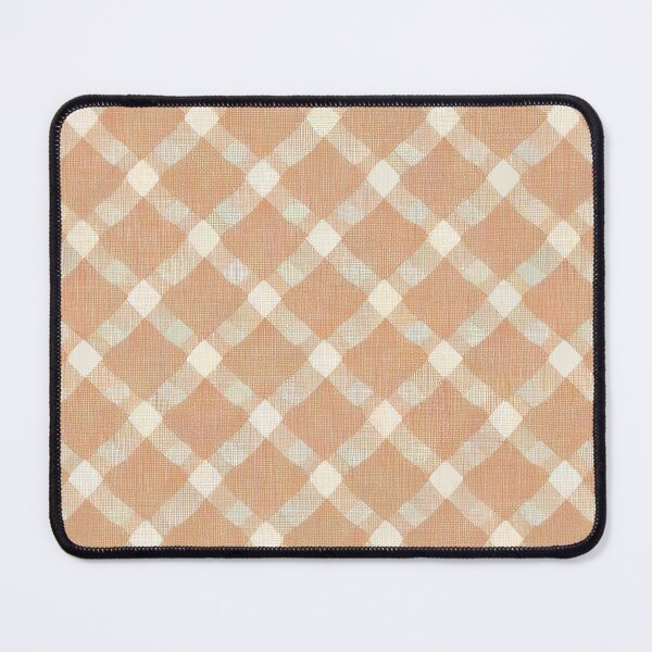 Item preview, Diagonal Gingham Tan Pattern  designed and sold by BuraxisDesigns.