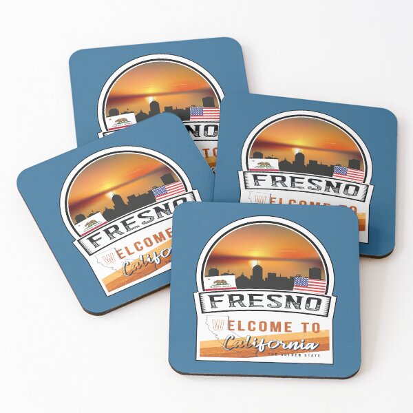 Item preview, Fresno, Welcome to California, The Golden State | U.S States and Cities Series -55 designed and sold by WorldStateArt.
