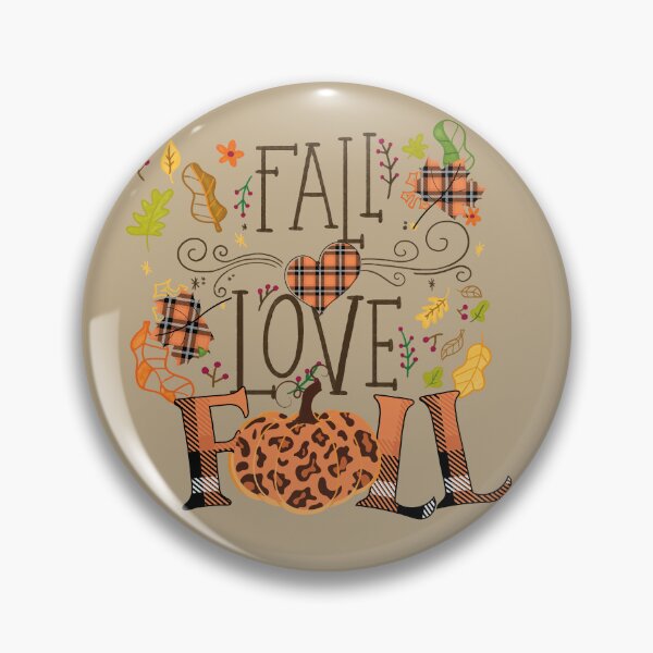Item preview, FALL LOVE FALL PLAID HEART AND LEAVES designed and sold by LanaDevon.
