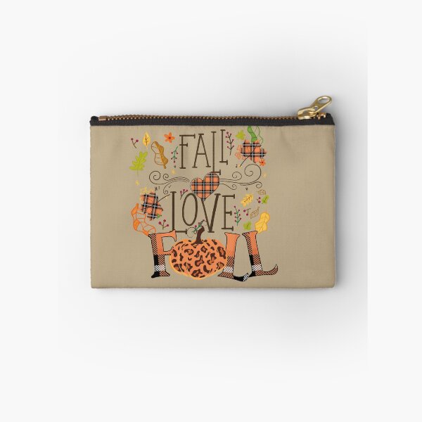 Item preview, FALL LOVE FALL PLAID HEART AND LEAVES designed and sold by LanaDevon.