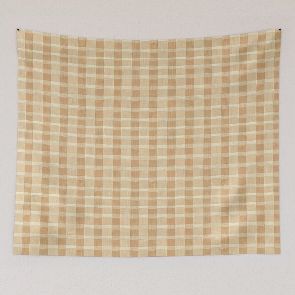 Item preview, Gingham Beige Pattern  designed and sold by BuraxisDesigns.
