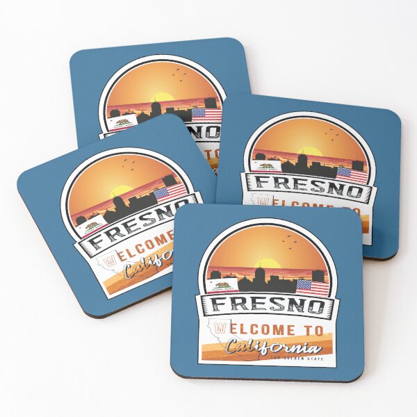 Item preview, Fresno, Welcome to California, The Golden State | U.S States and Cities Series -56 designed and sold by WorldStateArt.