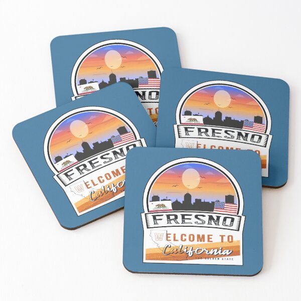 Item preview, Fresno, Welcome to California, The Golden State | U.S States and Cities Series -57 designed and sold by WorldStateArt.