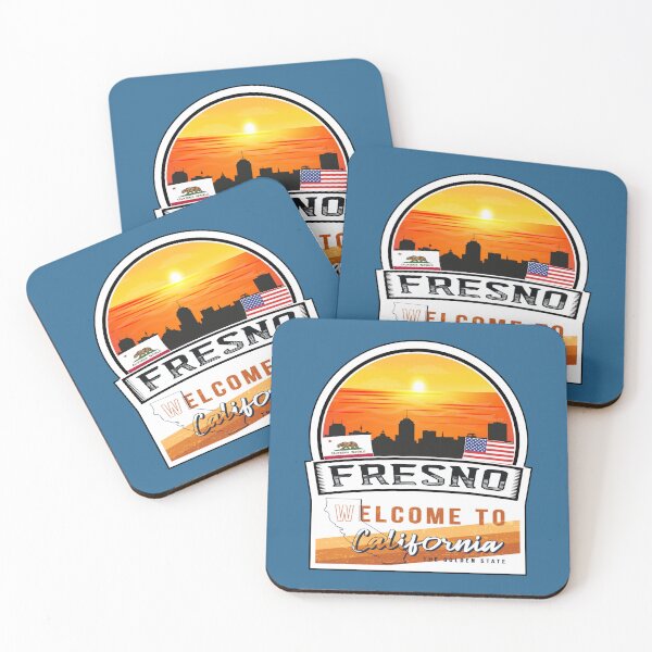 Item preview, Fresno, Welcome to California, The Golden State | U.S States and Cities Series -58 designed and sold by WorldStateArt.