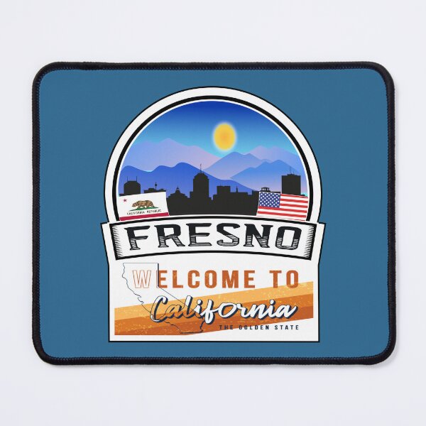 Item preview, Fresno, Welcome to California, The Golden State | U.S States and Cities Series -59 designed and sold by WorldStateArt.