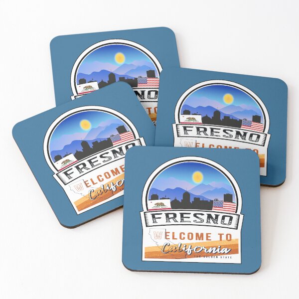 Item preview, Fresno, Welcome to California, The Golden State | U.S States and Cities Series -59 designed and sold by WorldStateArt.