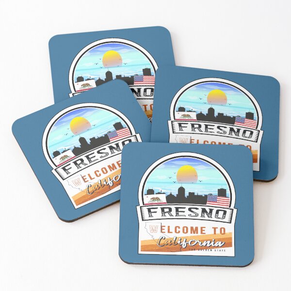 Item preview, Fresno, Welcome to California, The Golden State | U.S States and Cities Series -60 designed and sold by WorldStateArt.