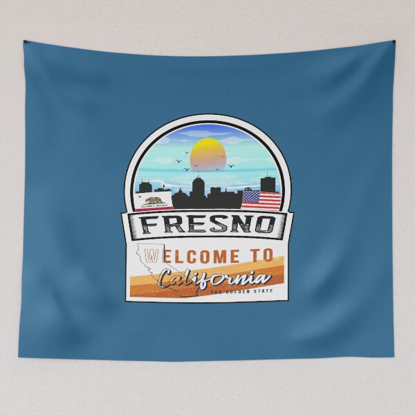 Item preview, Fresno, Welcome to California, The Golden State | U.S States and Cities Series -60 designed and sold by WorldStateArt.