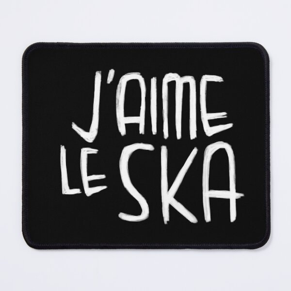 Item preview, Ska Typography, I love Ska Music, French, Jaime le Ska designed and sold by badlydrawnbabe.