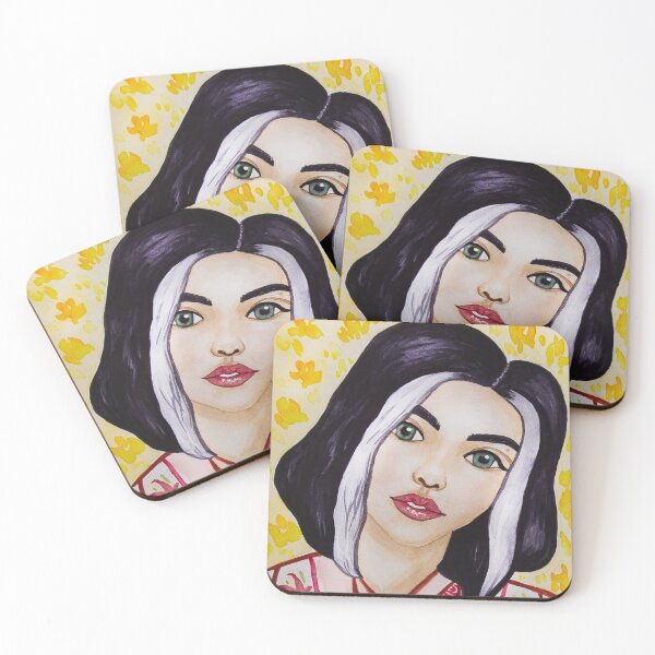 Item preview, Beautiful Portrait Painting of Asian Woman in Traditional Watercolor designed and sold by Chantellearts.
