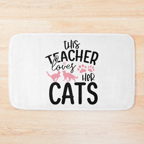 Item preview, This Teacher Loves Her Cats designed and sold by FallInLoveCo.