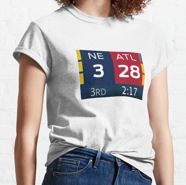 NE 3 vs ATL 28 Champions Comeback Kids T-Shirt for Sale by threadsmonkey