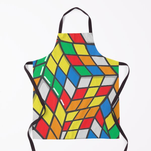 Item preview, Warped Colorful Rubix Cube Pattern  designed and sold by vron615.