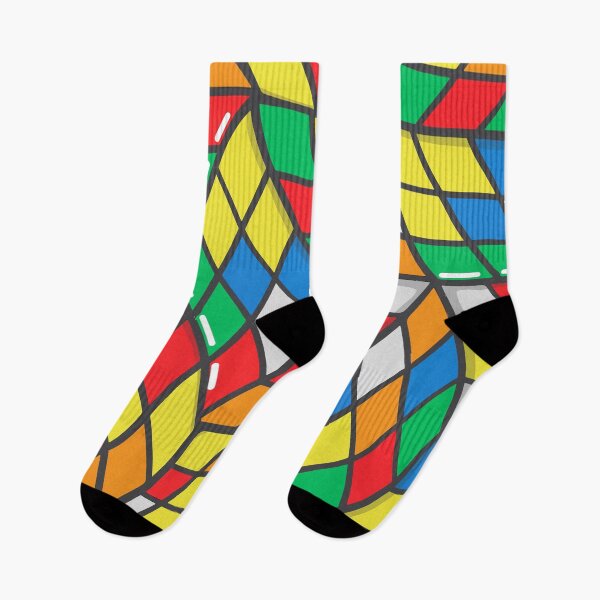 Item preview, Warped Colorful Rubix Cube Pattern  designed and sold by vron615.