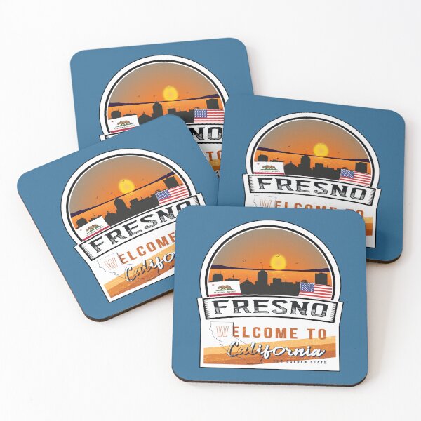 Item preview, Fresno, Welcome to California, The Golden State | U.S States and Cities Series -62 designed and sold by WorldStateArt.