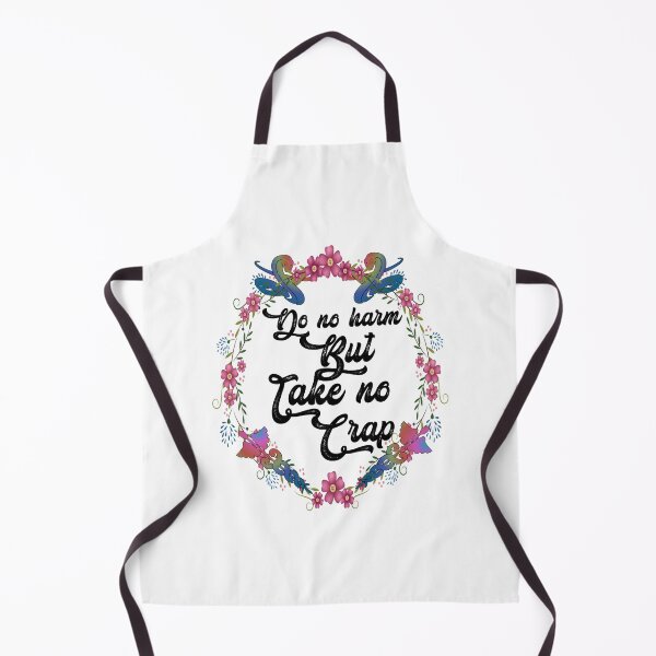 Item preview, Do no harm but take no crap,,floral,V667.  designed and sold by Chakilogy.