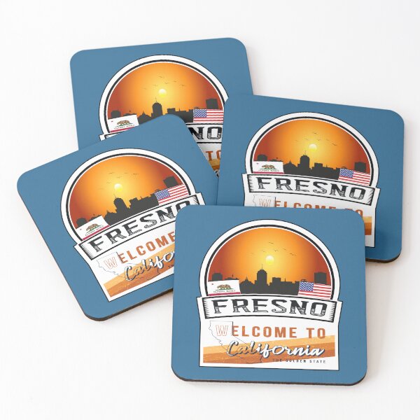 Item preview, Fresno, Welcome to California, The Golden State | U.S States and Cities Series -63 designed and sold by WorldStateArt.