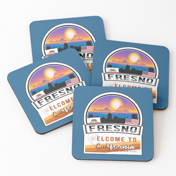 Item preview, Fresno, Welcome to California, The Golden State | U.S States and Cities Series -64 designed and sold by WorldStateArt.