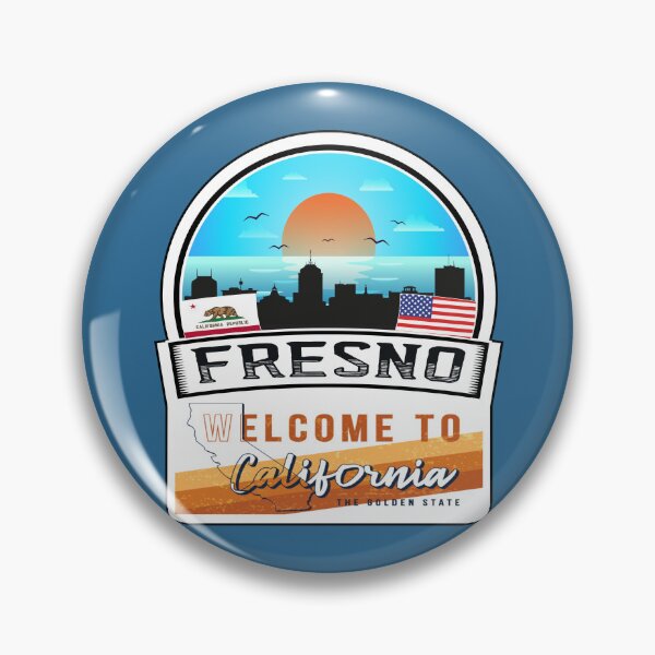 Item preview,  Fresno, Welcome to California, The Golden State | U.S States and Cities Series -65 designed and sold by WorldStateArt.