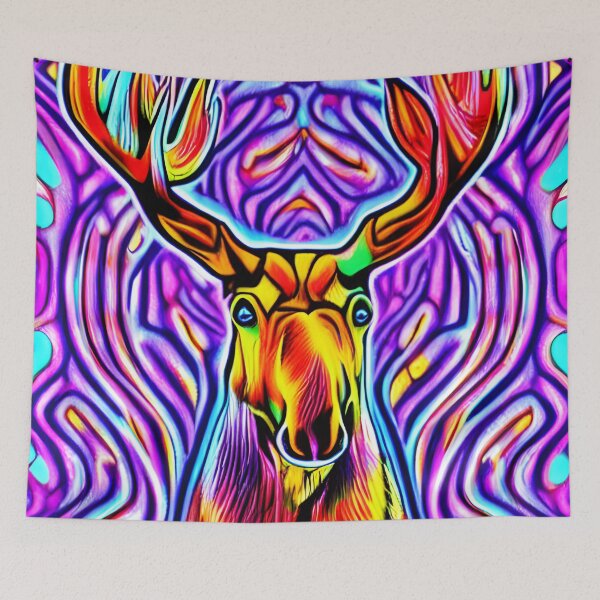 Item preview, Alce psicodélico designed and sold by jwitk27.