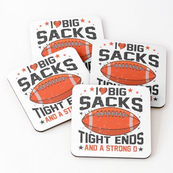 Item preview, Vintage Football Season I Love Big Sacks Tight Ends And A Strong D designed and sold by gachtousalah.
