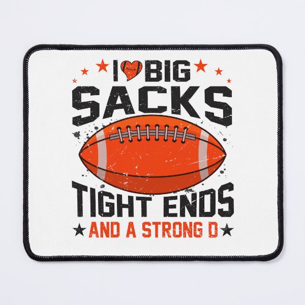 Item preview, Vintage Football Season I Love Big Sacks Tight Ends And A Strong D designed and sold by gachtousalah.