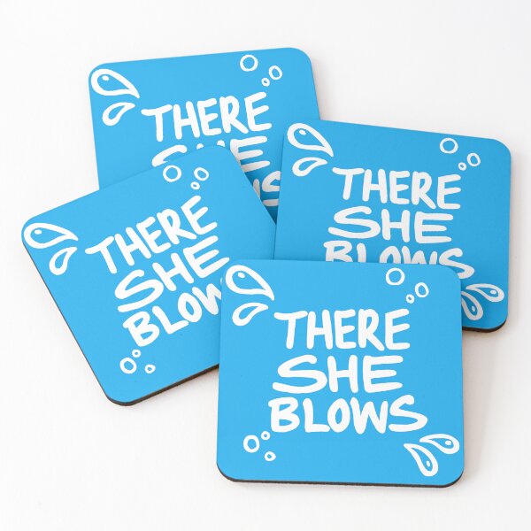 Item preview, There she blows | Hand drawn there she blows text with bubbles and splashes designed and sold by Giovanni-c.