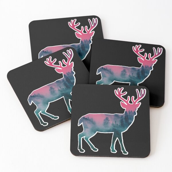 Item preview, A Giant Deer In A Misty Forest At Sunset designed and sold by yessir1981.