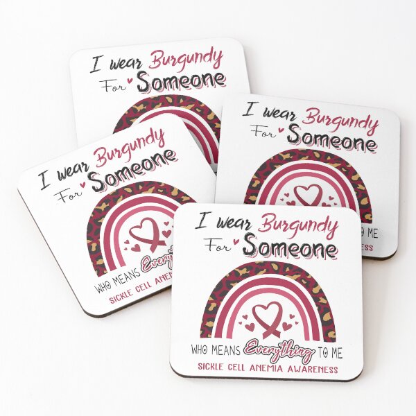 Item preview, Sickle Cell Anemia Awareness I Wear Burgundy for Someone Who Means Everything To Me designed and sold by GennieShop.