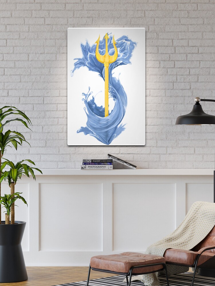 Poseidon Trident Art Print for Sale by AbbyStabby