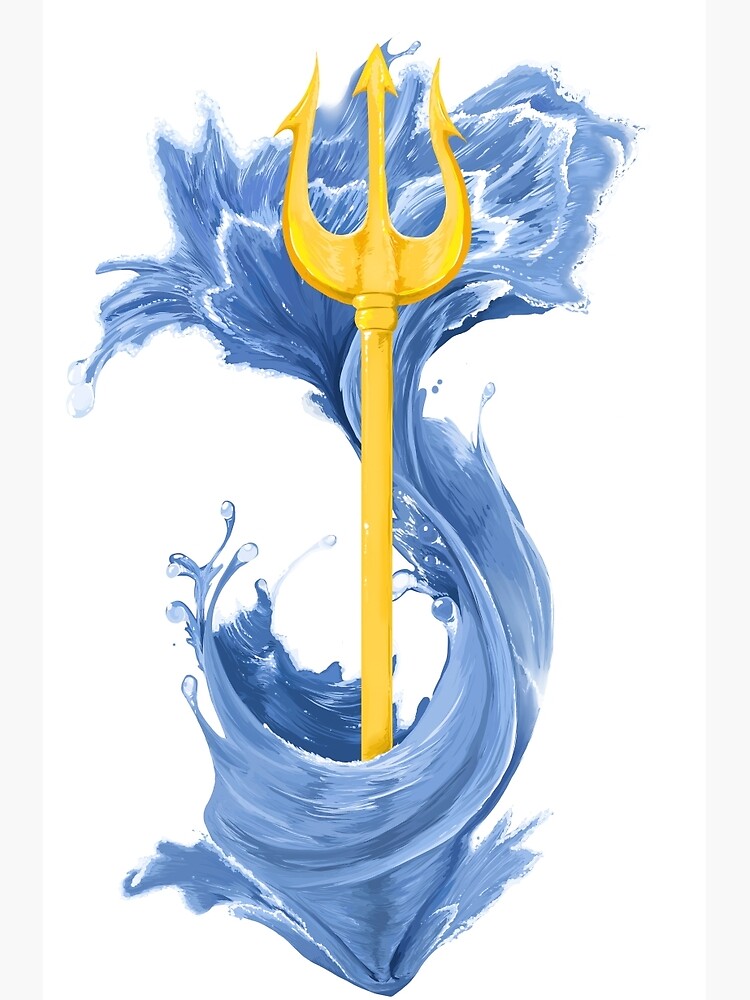 Lámina artística for Sale con la obra «Tridente de Poseidón» de AbbyStabby