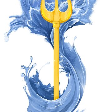 Lámina artística for Sale con la obra «Tridente de Poseidón» de AbbyStabby