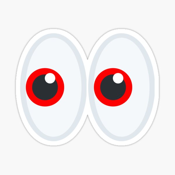 Redeyes Emoji Sticker For Sale By Masterblankie Redbubble 