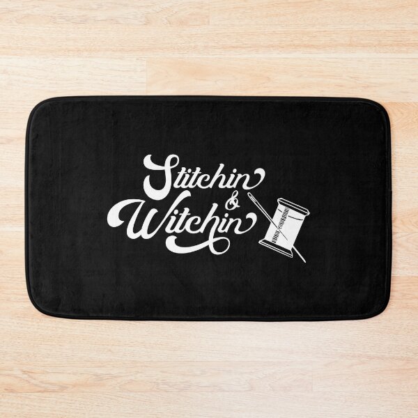 Item preview, Stitchin and Witchin Sewing Witchcraft Stitching Humor designed and sold by itsrturn.