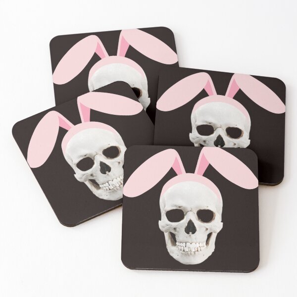 Item preview, Skull with Bunny Ears designed and sold by Googy123.