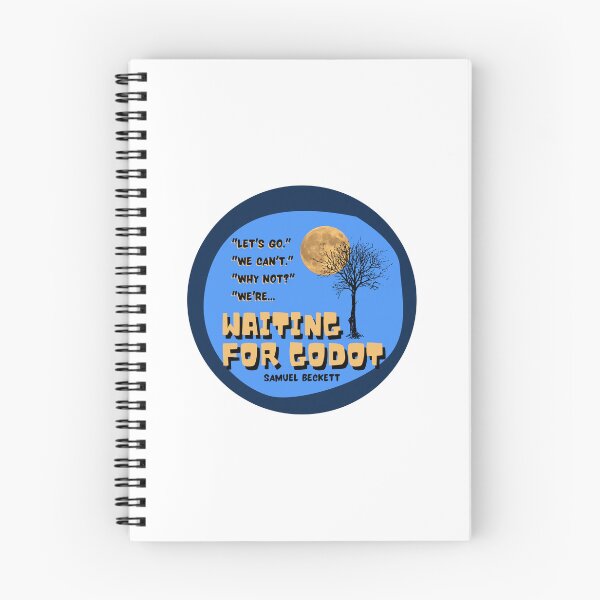 Item preview, Waiting for Godot - Samuel Beckett Classic Literature Book Play Simple Minimal Aesthetic designed and sold by weboftigers.