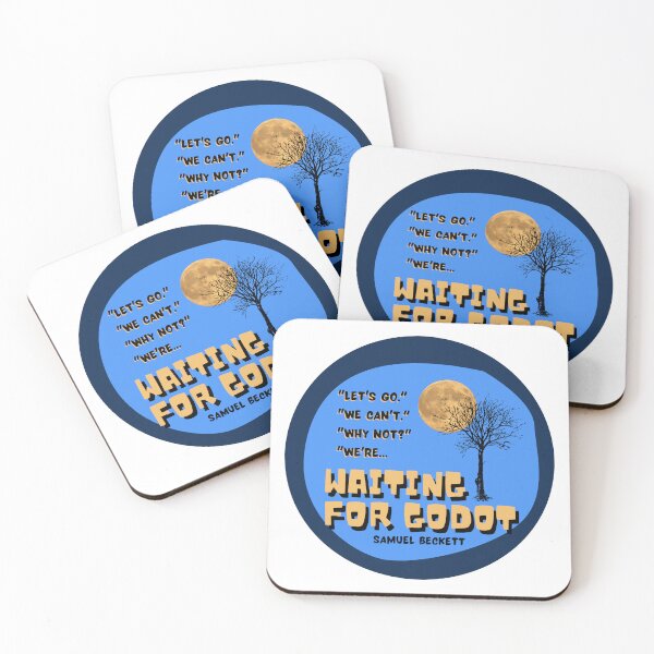 Item preview, Waiting for Godot - Samuel Beckett Classic Literature Book Play Simple Minimal Aesthetic designed and sold by weboftigers.