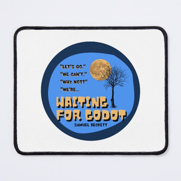 Item preview, Waiting for Godot - Samuel Beckett Classic Literature Book Play Simple Minimal Aesthetic designed and sold by weboftigers.