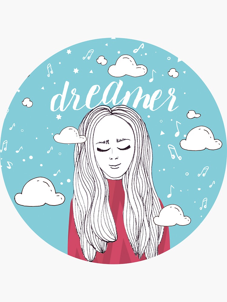 Dreamer Girl Illustration by mirunasfia