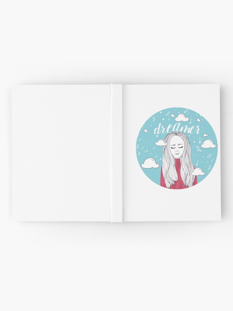 Alternate view of Dreamer Girl Illustration Hardcover Journal