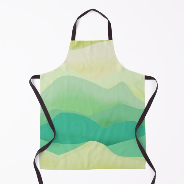 Item preview, hills, dunes, sunset, dawn, green, geometry, colored waves, sand designed and sold by Maria Mihailova.
