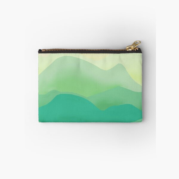 Item preview, hills, dunes, sunset, dawn, green, geometry, colored waves, sand designed and sold by Maria Mihailova.
