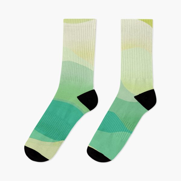 Item preview, hills, dunes, sunset, dawn, green, geometry, colored waves, sand designed and sold by Maria Mihailova.